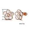 women earrings Gold Flower Stud ear rings cuff Fashion jewelry gift will and sandy