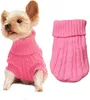 Maglioni per cani per cani di piccola taglia Maglione per animali Maglieria classica Abbigliamento per cani Inverno Ragazza Ragazzi Chihuahua Yorkie Cappotto Costume da cucciolo caldo Vestiti per cagnolini 11 colori all'ingrosso