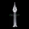 BERACKY 5 INCHES Quartz Dab Straw Portable Pen Style Dab Mini NC Clear Quartz Tips Dab Tube for Wax Dry Herb Oil Rigs8198416