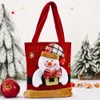 Décoration de Noël sac lin peluche bord sac à main de Noël Père Noël cadeau sac Candy Bag 4 styles T3I51324