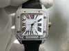 Высокие высококачественные наручные часы 42 мм SAN100 Full Diamond Bezel Asia Movement Automatic Mens Watches243C