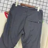 Pantaloni da uomo Ins pantaloni alla moda con cerniera laterale in nylon con tendenza all'atmosfera casual da uomo