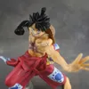 21 CM Anime One Piece Figura Luffy Land Of Wano Country Monkey D Luffy Figura de acción PVC Colección Modelo Juguetes LJ200928