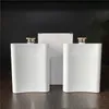 Flacone per sublimazione in bianco da 8 once Fiaschetta portatile in acciaio inossidabile 304 Flacone Bottiglia di alcol per vino whisky VT19308403349