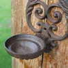 Kaarsenhouder wandbevestiging SCONCE Gietijzer S Stick Tealight Wedding Home Garden Decor Hanging Vintage Y200109