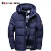 Holyrising Jaqueta Masculina Men Kurtka Mężczyźni z kapturem płaszcz Casaco Masculino Inverno Mężczyźni zimowi cienki kaczka Down18381 201128