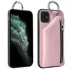 Casos de telefone da carteira de moda para iphone 13 pro máximo 12 11 xs xr x 8 7 mais tampa traseira capa cartão de bolso