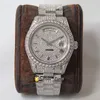 Ny 40mm TW 126333 118348 86409 Full Diamond Dial Eta A2836 Automatico Mens Watch Diamond Case 904L Steel Armband Watches Shinet6774238