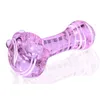 Neueste Cool Girl Pink Pyrex Dickes Glas Rauchrohr Handpfeife Tragbare handgemachte Trockenkräutertabak Bohrinseln Filter Bong Handpfeifen DHL-frei