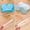 Mini Contact Lens Case Women Colored Contact Lenses Box Eyes Contact Lens Container Lovely Travel Kit