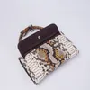 HBP Desinger Ny Koreansk Snake Print Kopplingskedja En Shoulder Messenger Bag Wallet Lång Fashion Trend Handväskor