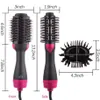 Une étape brosse à air chaud ménage sèche-cheveux brosses volumateur bigoudi lisseur salon outils de coiffure avec boîte DHL