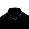 Kedjor Chicvie S925 Elk Antlers hjort halsband för kvinnor silver halsband hängsmycke smycken uttalande kristall sne1900941