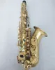 Ny ankomst S-992 Soprano Saxofon krökt sax BB Tune Music Instrument Sax med munstycke Professionell klass gratis