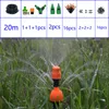 Sistema di irrigazione automatico Kit di irrigazione fai-da-te Sistema di irrigazione a goccia Kit di attrezzi da giardinaggio Irrigazione del giardino 1 set T200530