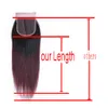 Qualität Straight Haarfarbe 27 30 33 99J Bug Ombre menschliches Haar Bündel mit Verschluss Brasilianer Virgn Haarbündel mit Verschluss peruv8253023