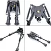 6-9 Inches Bipod Tactical Adjustable stand balance Rifle Bipod Quicke Releas Adapter for Hunting and Shooting