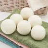 Wool Dryer Balls Laundry Products Premium Reusable Natural Fabric Softener 2.75inch Static Reduces Helps Dry Clothes RRE12632