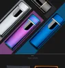 USB Rechargeable Lighters Electronic Cigarette Lighter Flameless Touch Screen Switch Colorful Windproof Lighter fast DHL 2021