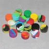 100pcs Reusable 5ml boxes silicone oil containers for E-cig atomizer silicon jars dab wax container mini rigs DHL