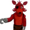 2019 Factory Direct Five Nights på Freddy's FNAF Creepy Toy Red Foxy Mascot Costume Suit Halloween Christmas Birthday DR302B