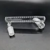 Qbsomk glas drop down adapter hookahs tillbehör flera alternativ man till kvinnlig 14.5mm 18.8mm gemensam storlek för avfasade kant Quartz Banger Dab Rigs Bongs