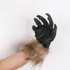 Halloween Party Bar Wolf Maske Dekoration Requisiten Horror Latex Plüsch Wolf Handschuhe