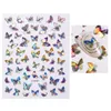 Fashion Gradient Nail Sticker 3d Laser Multi Design Butterfly Type Womens Manicure Nails Decals Ladys Salon Party Decoration New 1 3cd L2