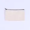 Sublimation Blank Cosmetic Bags Pencil Cases Canvas Women Makeup Bag Fashion Storage Pouchs Bags Free Shipping SN3464