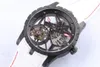 BRBR Factory Exclusive Development Watch RD509SQ Mouvement de chaîne manuelle, Stockage de l'alimentation 70 heures de tourbillon volant, Vrai Tourbillon Fibre de carbone C