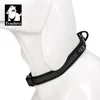 Truelove Dog Collar Reflekterande Justerbar storlek D-typ spänne som bär pilotljuspositionen för Big Small Pet Product LJ201112