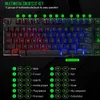 Gaming Keyboard and Mouse Set USB Wired Keyboard with Backlight Ergonomic Silent Gaming Keyboard Mouse Set For PC Desktop Gamer