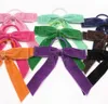 12 st scrunchies för tjejer med stora velveteen bågar 6 tum elastiska band slips hårbubblor LJ201226