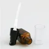 500x Kosmetisk pushpump Amberglasflaska Lotion Cream Packing Refillerbara flaskor Bärbara resehållare 10/25/35/50/100 ml