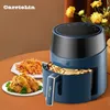 360 ° bakning brödrostluft Fryer utan olja 4.6L Stora kapacitetskonvektionsugn Hem Intelligent Multipurpose Electric Deep Fryer