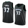 Minnesota Timberwolves''men d'Angelo Russell Karl-Anthony Towns Derrick Rose Basketball Jersey