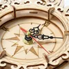 Dowdle Puzzles DIY Wooden Puzzle Wall Clock Large 3d Puzzles Toys Building Block for Home Wall Decoration Toy Assembly Toy for Kid Adults Puzzle Christmas Gift