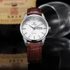 Wwoor Leather Men's Watch Top Brand Luxury Date Waterproof Watches Mens2020カジュアルクォーツリストウォッチマスキオMasculino T200909