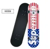 Skateboard flash wheel double rocker con skateboard a quattro ruote da tavola in acero professionale per adulti e giovani