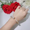 Celebrities screw Full drill nails Bracelet Gold Bracelets Women Bangles Punk for gift luxurious Superior quality je297g