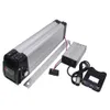 EU US tax included 48V 20Ah 500W 750W silver fish ebike batteries with 54.6V 3A charger