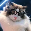 Мода животных солнцезащитные очки Прекрасные овальные солнцезащитные очки для кошек собаки питомцы очки
