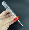 Mini Nectar Collector Kit Glas Rookpijpen met 10 mm 14 mm Titanium Tip Nail Quartz Tip Oil Rig Concentraat DAB Stro Nector Bong NC Kits