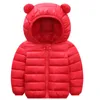 Herbst und Winter Kinder Daunenjacke Kinder Daunenjacke leichte Ohr Baumwolle gepolsterte Kleidung für Jungen und Mädchen LJ201201