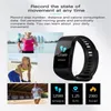 Stock américain Y5 Smart Watch Femmes Men Men Kids Sport Moniteur Bluetooth Sport Smartwatch Smartwatch Relogio Inteligente Smart Montre A37 A54