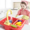 Enfants Cuisine Vaisselle Jouet Set Filles Jeux Miniature Alimentaire Légumes Fruits Cuisine Cuisine Éducative Jouets Pour Enfants LJ201211