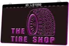 LS1050 magasin de pneus voiture réparation automobile gravure 3D panneau lumineux LED vente en gros au détail
