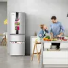 Julkylskåpshandtag täcker snögubbe dekorationer mikrovågsugnens kylskåpsdörrhandtag för kök apparater jk2011ph