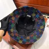 الرفاهية- 2021 مواسم رجالي نسائية قبعة القبعة الصياد الأزياء القبعات الحافة البهجة مع نمط الطباعة قبعات شاطئية غير رسمية غير رسمية