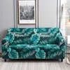 Tropische bladeren Elastische Sofa Cover Stretch Couch Slipcover Woonkamer Sectional Case Sofa Meubels Protector 1/2/3/4 Seater LJ201216
